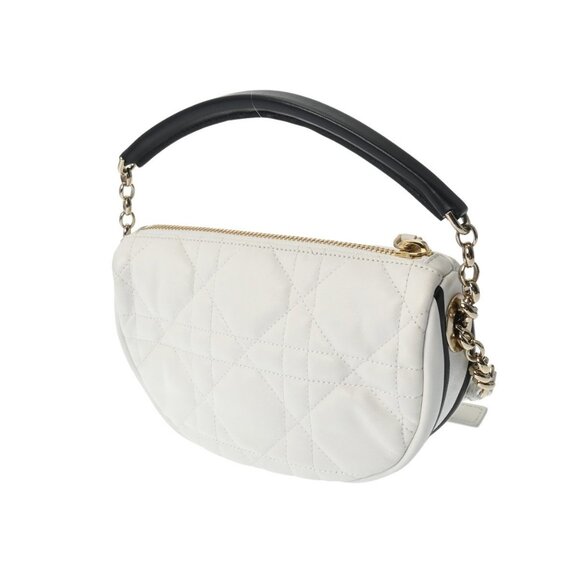 CHRISTIAN DIOR Vibe Hobo Bag White/Blanc/Black/Noir shoulder bag - Picture 2 of 12